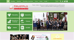 Desktop Screenshot of krustpils.lv